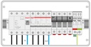 CAJA MODULAR AC TRIFASICA AUTOMATICO 40A DIFERENCIAL TIPO A 30MA