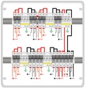 CAJA MOD.2STR.1000V FUS12A 5MPPT SALIDAS INDIVIDUALES GAVE 