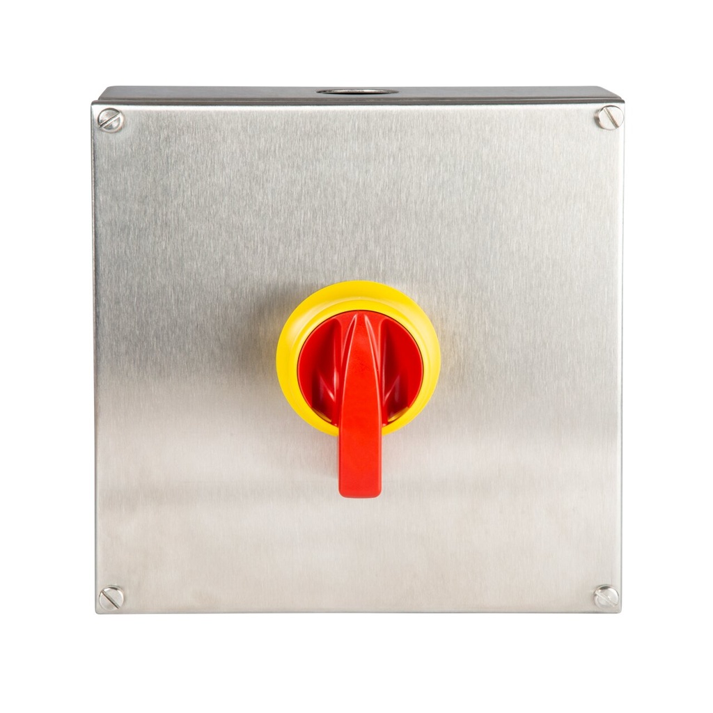 INTERRUPTOR 6P.25A. MANDO IP69K EN CAJA INOX