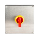INTERRUPTOR 6P.25A. MANDO IP69K EN CAJA INOX