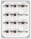 ARMARIO CONEXIÓN 1000V PV - 10 MPPT 2 STRING FUS 15A - SECCIONADOR 25A + PROTECTOR SOBRETENSIONES CLASE II