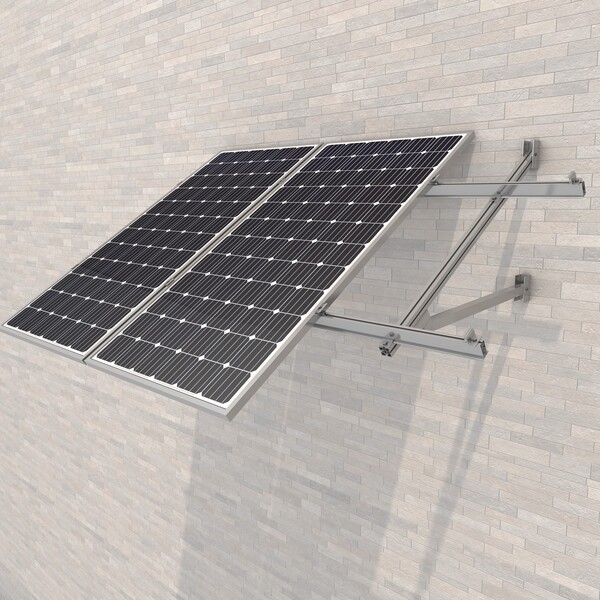 SUNFER 15V1 Kit de triangulo en fachada de hormigón para 1 módulo en vertical
