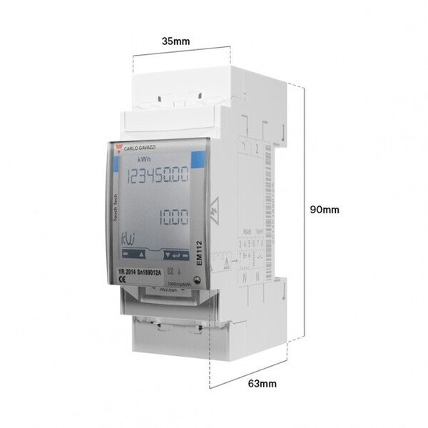 WALL BOX POWER METER monofásico (MTR-1P-100A-CG)