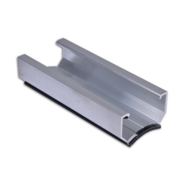 Raíl corto C33 R39,4 con EPDM 125 mm (03-001223)