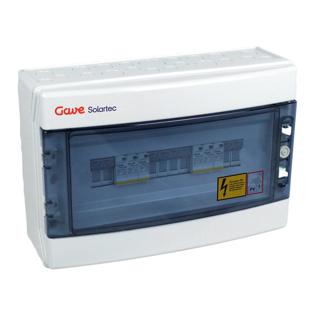 CAJA MOD.2STR.1000V FUS15A 2MPPT SALIDAS INDIVIDUALES