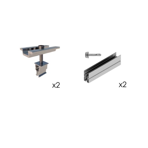 [ S15 ] SUNFER S15 Kit de unión para módulos en vertical 