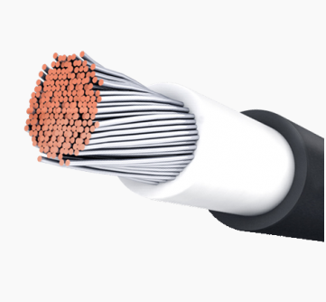 [Cable6black1m-01] HIS-HIK-SOL-1x6MM²-BLACK-1M-DCA monofásico