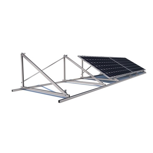 [21H2 30°] SUNFER 21H2 30º Kit de triangulo con subestructura para 2 módulos en horizontal