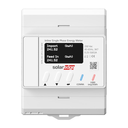 [MTR-240-1PC1-DW-MW] Solaredge INLINE ENERGY METER MTR-240-1PC1-DW-MW