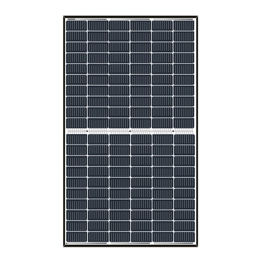 [LR4-60HIH-370M (FH30)] LONGI SOLAR Hi-MO4 60HIH 370W Half-Cut marco negro. NEW frame height 30mm