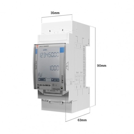 [MTR-1P-100A-CG] WALL BOX POWER METER monofásico (MTR-1P-100A-CG)