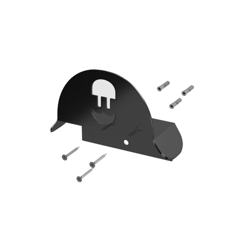 [HLD-B] WALLBOX Soporte mural para cable. Negro