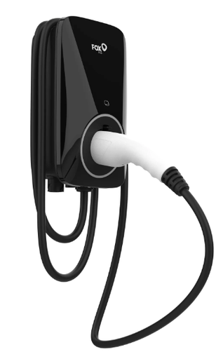 [30-502-01043-00] Charging Plug Single Phase AC 11.0kW - BLACK - Bluetooth+RFID+ 4G