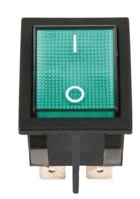 [IL902F] INTERRUPTOR TECLA LUMINOSO 2P VERDE FLUOR GAVE