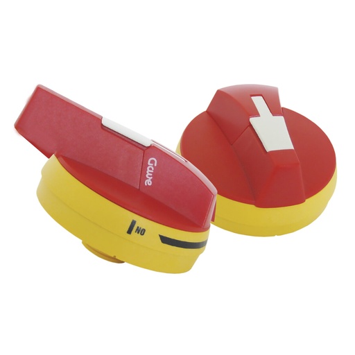 [MK1200N20] MANDO EXTERIOR BLOQUEABLE ROJO/AMARILLO M5  25A-40A-63-100A