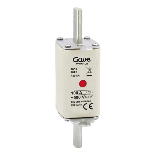 [67020100] FUSIBLE NH IND.FUSION 100A.GG T0