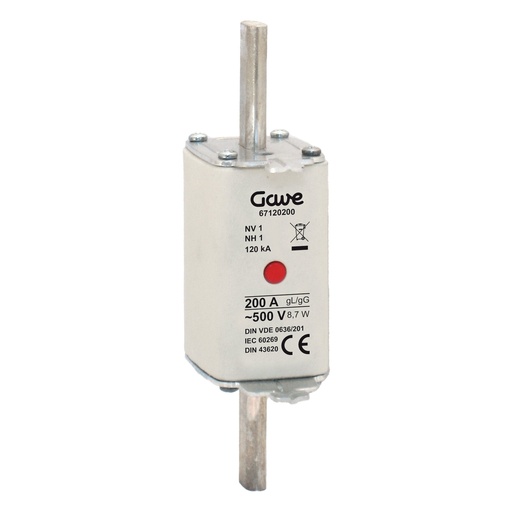[67120200] FUSIBLE NH IND.FUSION 200A.GG T1