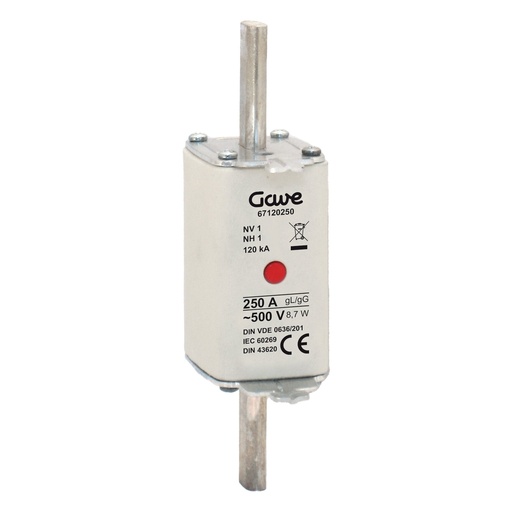 [67120250] FUSIBLE NH IND.FUSION 250A.GG T1