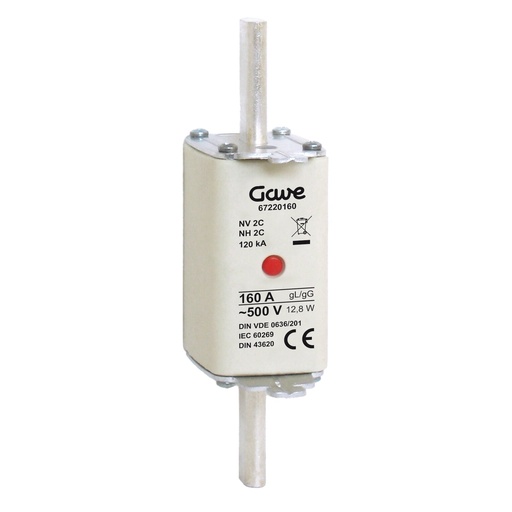 [67220160] FUSIBLE NH IND.FUSION 160A.GG T2