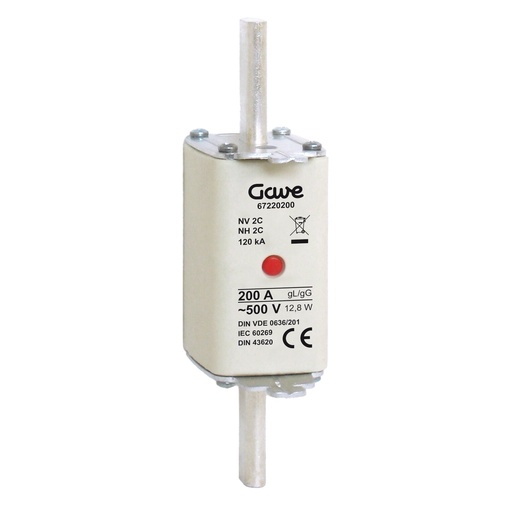 [67220200] FUSIBLE NH IND.FUSION 200A.GG T2