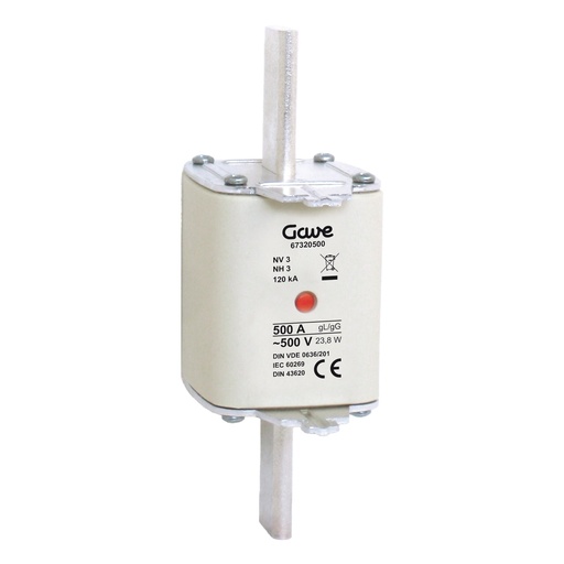[67320500] FUSIBLE NH IND.FUSION 500A.GG T3