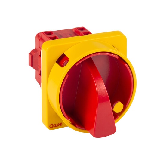 [AB5532000] INTERRUPTOR GAVE 4P.25A D0 BLOQUEO CANDADO ROJO/AMARILLO