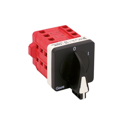 [AJ5532000] INTERRUPTOR 4P 25A.D0 ENCLAVABLECANDADO GRIS/NEGRO