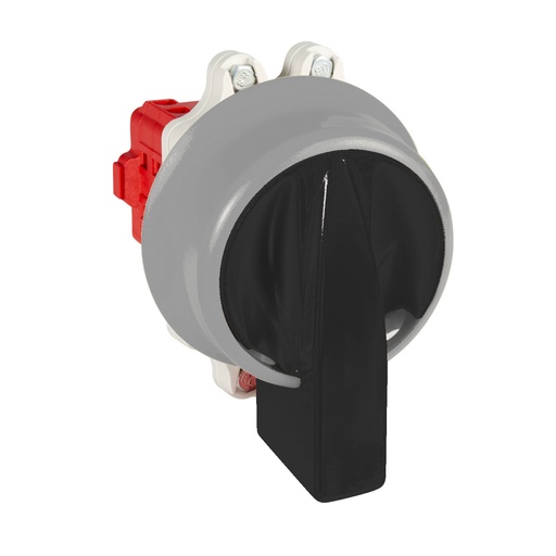 [AC5532000H] INTERRUPTOR 4P GAVE 25A.D0 MANDO BLOQUEO CANDADO IP69K NEGRO/GRIS