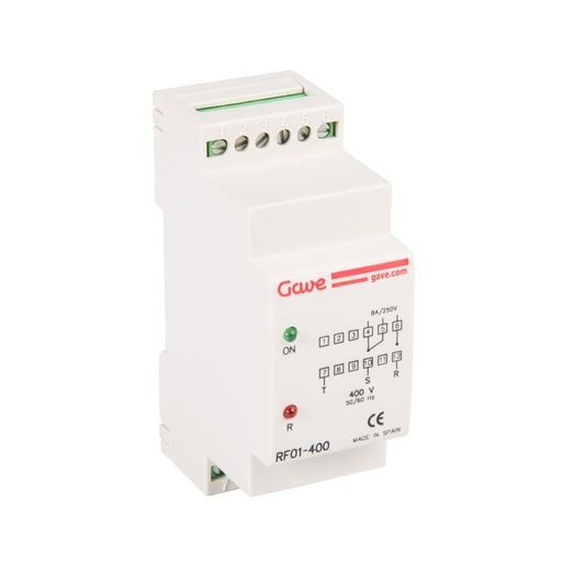 [RF01-230] RELE CONTROL SECUENCIA Y FALLO FASE RED 3F-230V GAVE