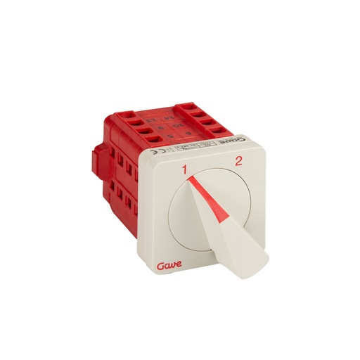 [AB551012L4] INTERRUPTOR GAVE LUMI. ROJO/VERDE 400V 2P 12A  BLOQ.CAND.