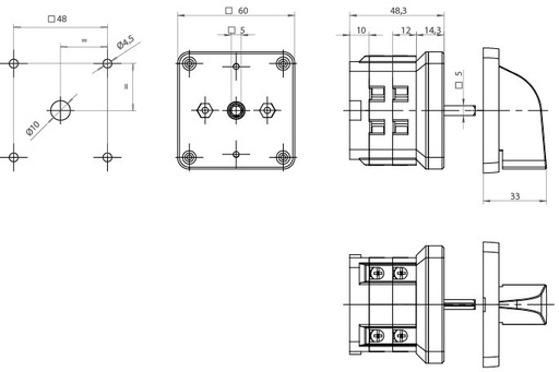 [A-8403100] INTERRUPTOR ARRANQUE MOTOR GAVE 32A.D1