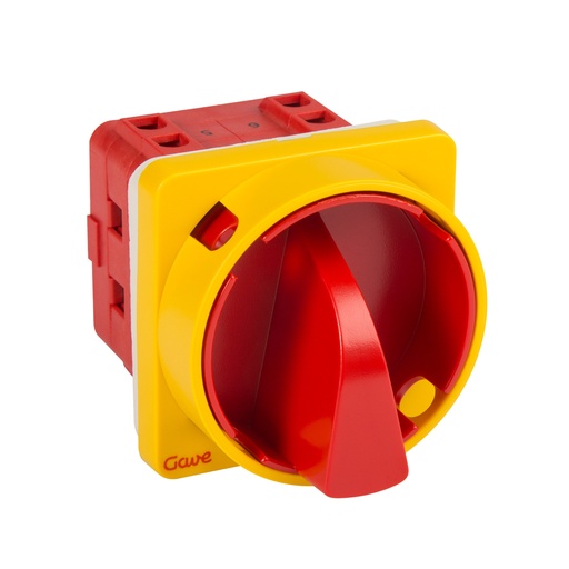 [AB5534100] INTERRUPTOR GAVE 4P.40A.D1 BLOQUEO CANDADO ROJO/AMARILLO