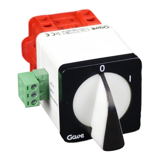 [A-553212L4] INTERRUPTOR LUMINOSO GAVE ROJO/VERDE 400V 4P 25A