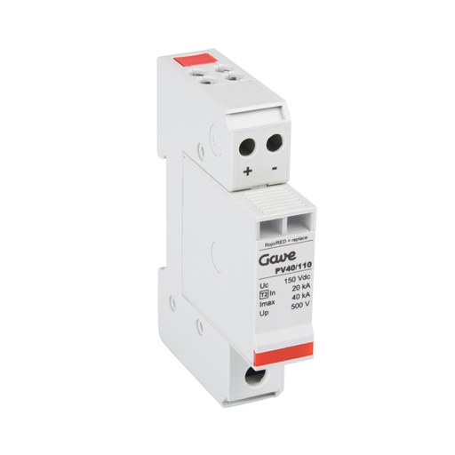 [PST140-110DT] PROTECTOR GAVE CLASE II - 110VDC -40KA CON TELESEÑALIZACIÓN