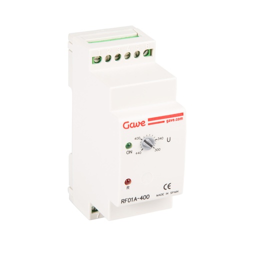 [RF01A-400] RELE CONTROL GAVE SECUENCIA Y FALLO FASE AJUSTABLE RED 3F-400V