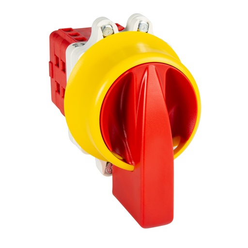 [ABG533100H] INTERRUPTOR 4P GAVE 32A.D1 MANDO BLOQUEO CANDADO IP69K + AUXILIAR 1NA+1NC 12A