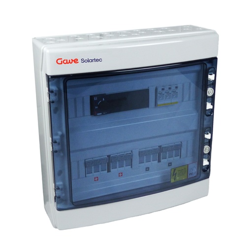 [STM61080P15] CAJA MODULAR CONEXION PV 6 STR. FUS. 15A + PROT.SOBRETENSION II
