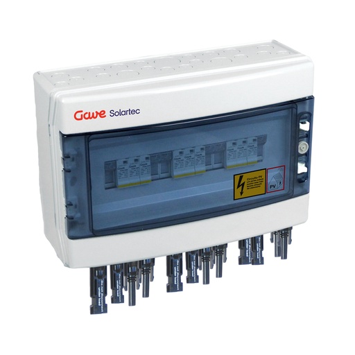 [STM110MCP15/3] CAJA MODULAR CONEXIÓN MC4 3MPPT - 1STR.FUS 15A - SIN SECCIONADOR + PROTECTOR SOBRETENSION II