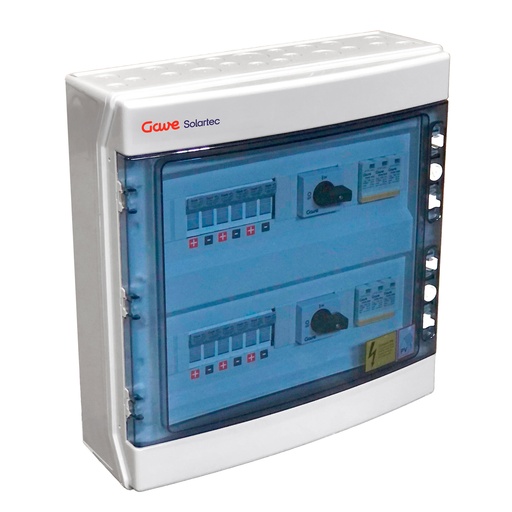 [STM31016P12S/2] CAJA MODULAR CONEXIÓN PV - 3STRINGS 1000V FUS12A 2MPPT SALIDAS INDIVIDUALES